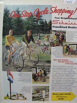 Schwinn Bike One Stop Shopping Ad 1969