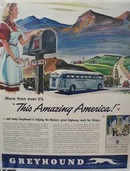 Greyhound Amazing America Ad 1943