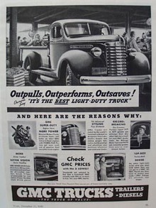 GMC Truck Outperforms Ad 1939