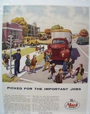 Mack Truck Picked For Important Jobs Ad 1955