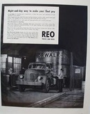 Reo Trucks Night & Day Ad 1948