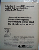 L & N RR 13 State Region Ad 1967