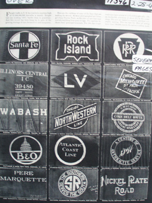 Emblems of Railroads Article 1944