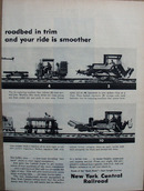 New York Central RR What's New Ad 1957