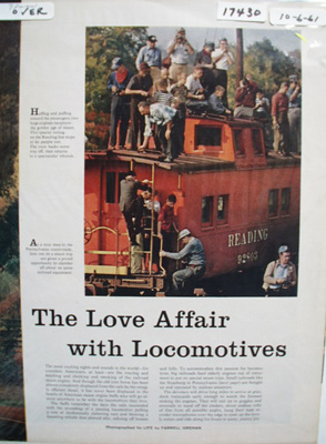 Reading Railroad Love Affair Article 1961
