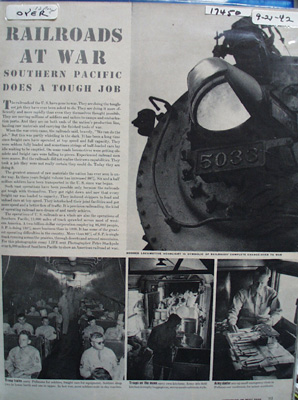 Railroads At War Article 1942