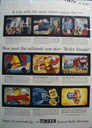 Timken Roller Bearing Roller Freight Ad 1951