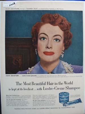 Lustre Crme Joan Crawford Ad 1952