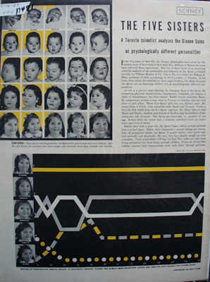Dionne Quints Article 1939