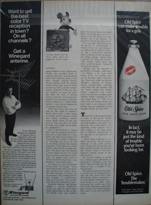 Disney's Happy 40th Mickey Article 1968