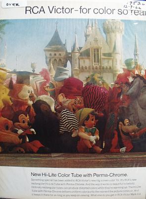 RCA Victor & Disney Ad 1966