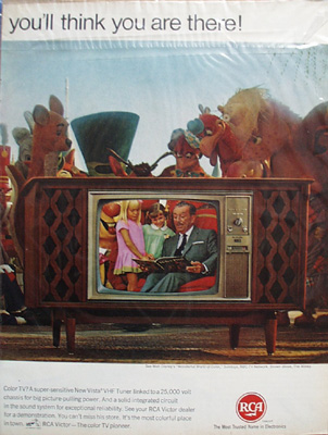 RCA Victor & Disney Ad 1966