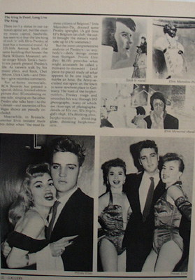 Elvis Presley The King is Dead Article 1979