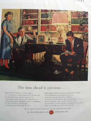 Watchmakers of Switzerland Precious Time Ad 1948