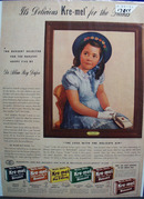 Kre-Mel Desserts & Cecile Dionne Ad 1941