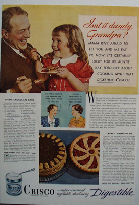 Crisco Isn't It Dandy Ad 1937