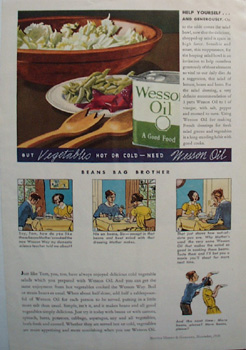 Wesson Oil Help Yourself Ad 1936