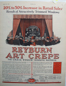 Reyburn Art Crepe Window Trimming Ad 1928