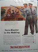 Winchester Zero Blasting Ad 1944