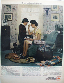 State Farm Ins. Mother With Spoon Ad 1971