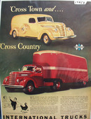 International Trucks Cross Town Ad 1940