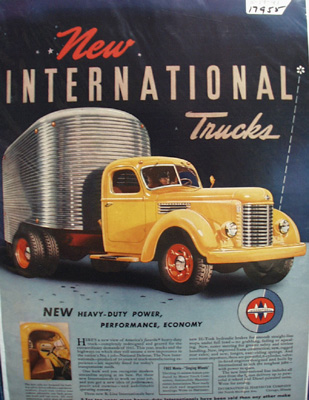 International Truck Heavy Duty Power Ad 1941