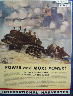 International Military Tractor Power Ad 1941