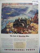 International End of Shooting War Ad 1943
