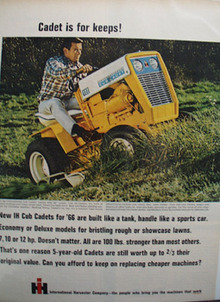 International Cadet is for Keeps Ad 1966