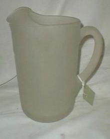 Frosted Glass Pitcher
