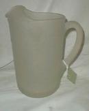 Frosted Glass Pitcher