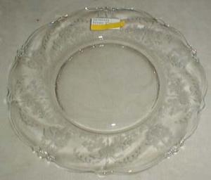 Heisey Orchid Salad Plate in Crystal