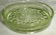 Jeannette Cubist Coaster in Green