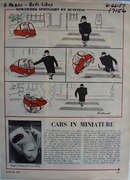 Newsweek spotlight on business cars in miniature. Ad