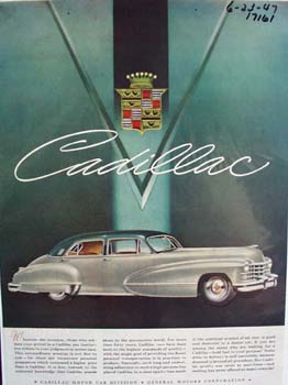 Cadillac whatever the occasion. Ad