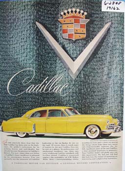 Cadillac striking beauty and individuality. Ad