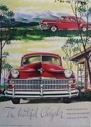 The beautiful Chrysler. Ad was published 5/20/46