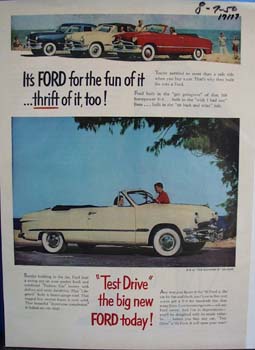 Ford test-drive one today. Ad