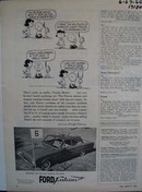 Ford Falcon and Charlie Brown. Ad