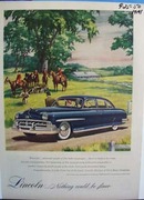 Lincoln nothing could be finer. Ad was published 9/25/50