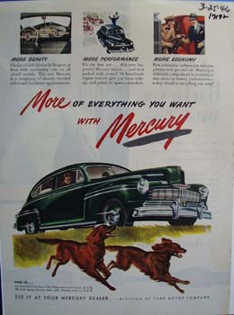 Mercury more of everything you want. Ad