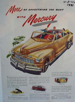Mercury more of everything you want. Ad