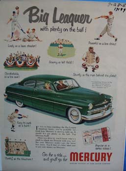 Mercury go for a ride. Ad