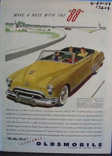 Oldsmobile make a date with the 88. Ad