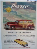 Pontiac finest of the famous silver streaks. Ad