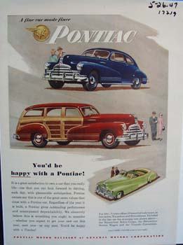Pontiac a car youd happy to own. Ad