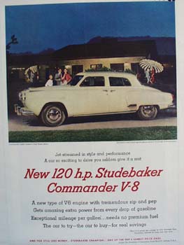 Studebaker Commander so exciting ad