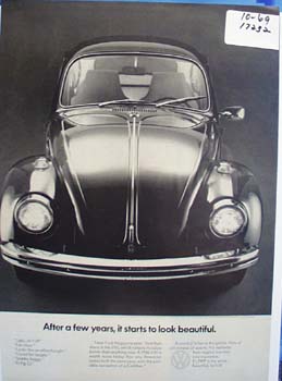Vokswagon Beetle after a few years,ad