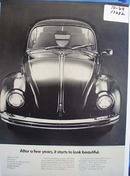 Vokswagon Beetle after a few years,ad