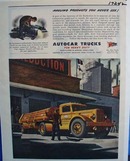 Autocar trucks haul products you never see. Ad